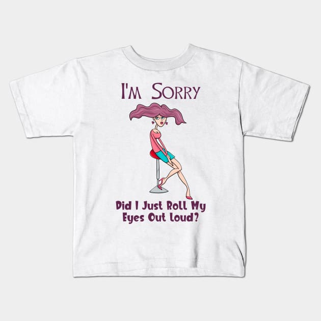 Sarcastic Sassy Quote for Co-Worker, Boss, Friend Kids T-Shirt by xena